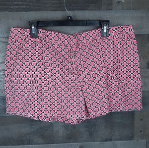 New York & Company Pink Geometric Print Women’s Shorts
